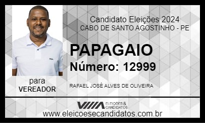 Candidato PAPAGAIO 2024 - CABO DE SANTO AGOSTINHO - Eleições