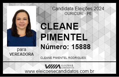 Candidato CLEANE PIMENTEL 2024 - OURICURI - Eleições