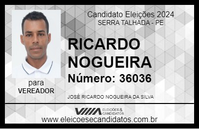 Candidato RICARDO NOGUEIRA 2024 - SERRA TALHADA - Eleições