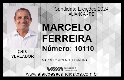 Candidato MARCELO FERREIRA 2024 - ALIANÇA - Eleições