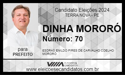 Candidato DINHA MORORÓ 2024 - TERRA NOVA - Eleições