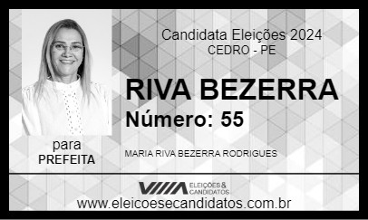 Candidato RIVA BEZERRA 2024 - CEDRO - Eleições