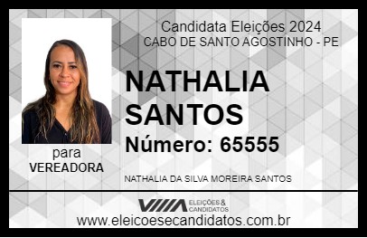 Candidato NATHALIA SANTOS 2024 - CABO DE SANTO AGOSTINHO - Eleições