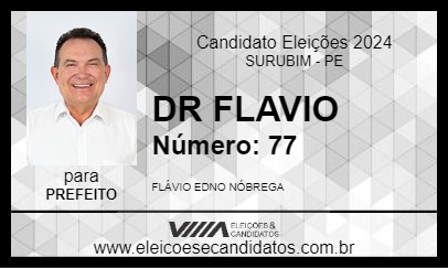 Candidato DR FLAVIO 2024 - SURUBIM - Eleições