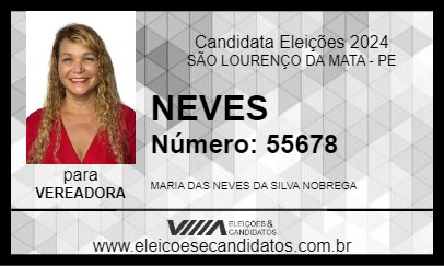 Candidato NEVES 2024 - SÃO LOURENÇO DA MATA - Eleições