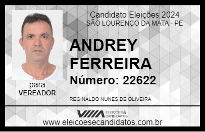 Candidato THEO DE BEIRA RIO 2024 - SÃO LOURENÇO DA MATA - Eleições