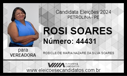 Candidato ROSI SOARES 2024 - PETROLINA - Eleições