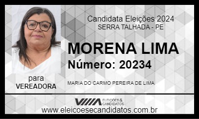 Candidato MORENA LIMA 2024 - SERRA TALHADA - Eleições