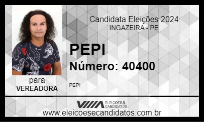 Candidato PEPI 2024 - INGAZEIRA - Eleições