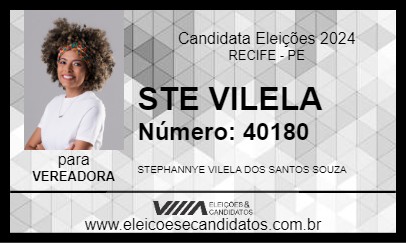 Candidato STE VILELA 2024 - RECIFE - Eleições