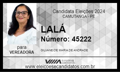 Candidato LALÁ 2024 - CAMUTANGA - Eleições