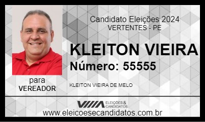 Candidato KLEITON VIEIRA 2024 - VERTENTES - Eleições