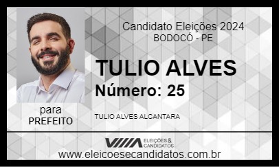 Candidato TULIO ALVES 2024 - BODOCÓ - Eleições