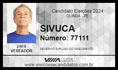 Candidato SIVUCA 2024 - OLINDA - Eleições