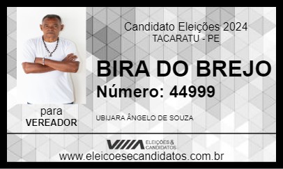 Candidato BIRA DO BREJO 2024 - TACARATU - Eleições