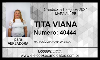 Candidato TITA VIANA 2024 - MARAIAL - Eleições