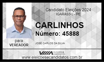 Candidato CARLINHOS 2024 - IGARASSU - Eleições