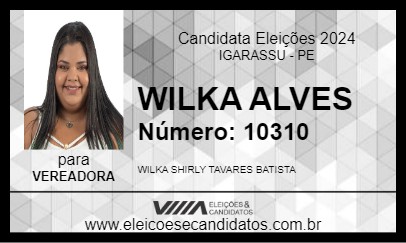 Candidato WILKA ALVES 2024 - IGARASSU - Eleições