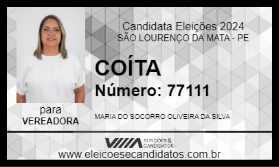 Candidato COÍTA 2024 - SÃO LOURENÇO DA MATA - Eleições