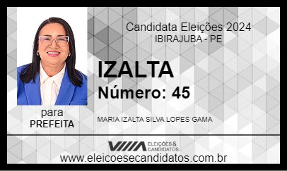 Candidato IZALTA 2024 - IBIRAJUBA - Eleições