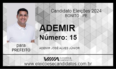 Candidato ADEMIR 2024 - BONITO - Eleições