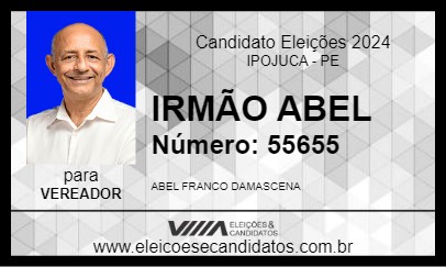 Candidato IRMÃO ABEL 2024 - IPOJUCA - Eleições