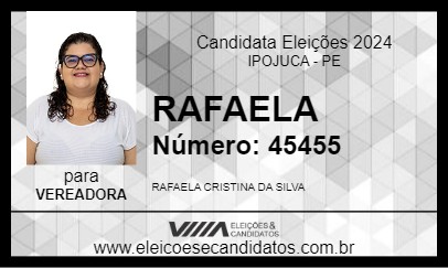 Candidato RAFAELA 2024 - IPOJUCA - Eleições