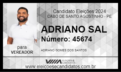 Candidato ADRIANO SAL 2024 - CABO DE SANTO AGOSTINHO - Eleições