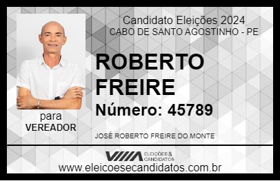 Candidato ROBERTO FREIRE 2024 - CABO DE SANTO AGOSTINHO - Eleições