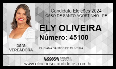 Candidato ELY OLIVEIRA 2024 - CABO DE SANTO AGOSTINHO - Eleições