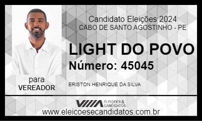 Candidato LIGHT DO POVO 2024 - CABO DE SANTO AGOSTINHO - Eleições