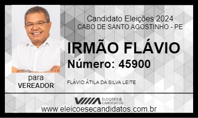 Candidato IRMÃO FLÁVIO 2024 - CABO DE SANTO AGOSTINHO - Eleições