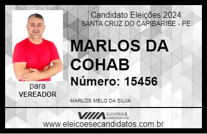 Candidato MARLOS DA COHAB 2024 - SANTA CRUZ DO CAPIBARIBE - Eleições