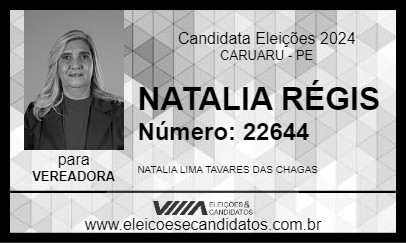 Candidato NATALIA RÉGIS 2024 - CARUARU - Eleições