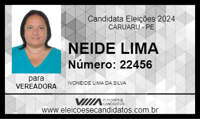 Candidato NEIDE LIMA 2024 - CARUARU - Eleições