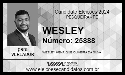 Candidato WESLEY 2024 - PESQUEIRA - Eleições