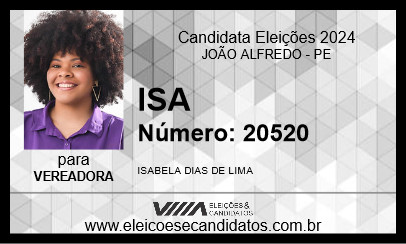 Candidato ISA 2024 - JOÃO ALFREDO - Eleições