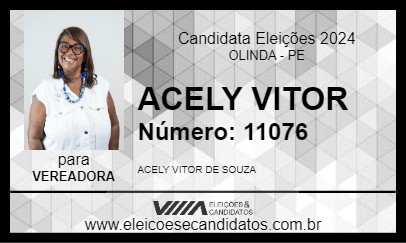 Candidato ACELY VITOR 2024 - OLINDA - Eleições