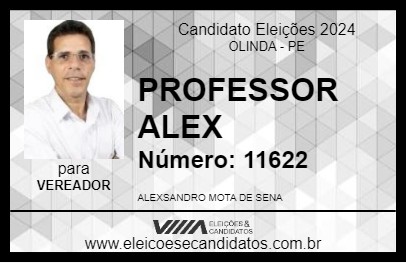 Candidato PROFESSOR ALEX 2024 - OLINDA - Eleições