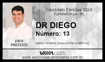 Candidato DR DIEGO 2024 - TUPANATINGA - Eleições