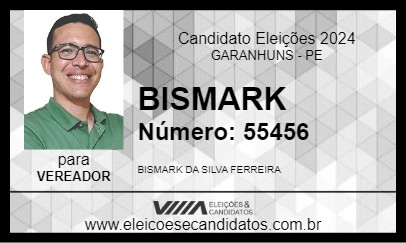 Candidato BISMARK 2024 - GARANHUNS - Eleições