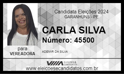 Candidato CARLA SILVA 2024 - GARANHUNS - Eleições