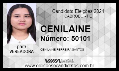 Candidato CENILAINE 2024 - CABROBÓ - Eleições