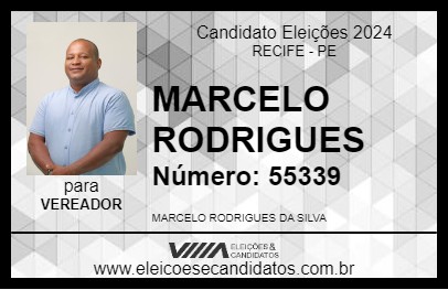 Candidato MARCELO RODRIGUES 2024 - RECIFE - Eleições