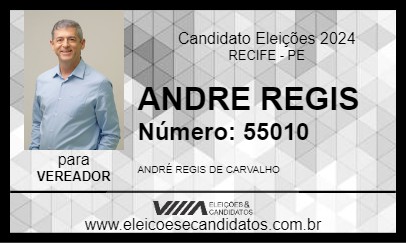 Candidato ANDRE REGIS 2024 - RECIFE - Eleições