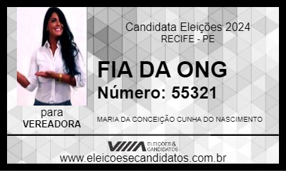 Candidato FIA DA ONG 2024 - RECIFE - Eleições