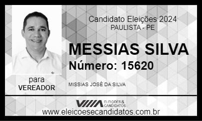 Candidato MESSIAS SILVA 2024 - PAULISTA - Eleições