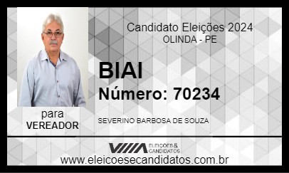 Candidato BIAI 2024 - OLINDA - Eleições