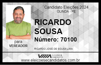 Candidato RICARDO SOUSA 2024 - OLINDA - Eleições