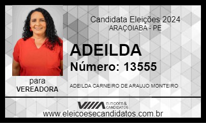 Candidato ADEILDA 2024 - ARAÇOIABA - Eleições